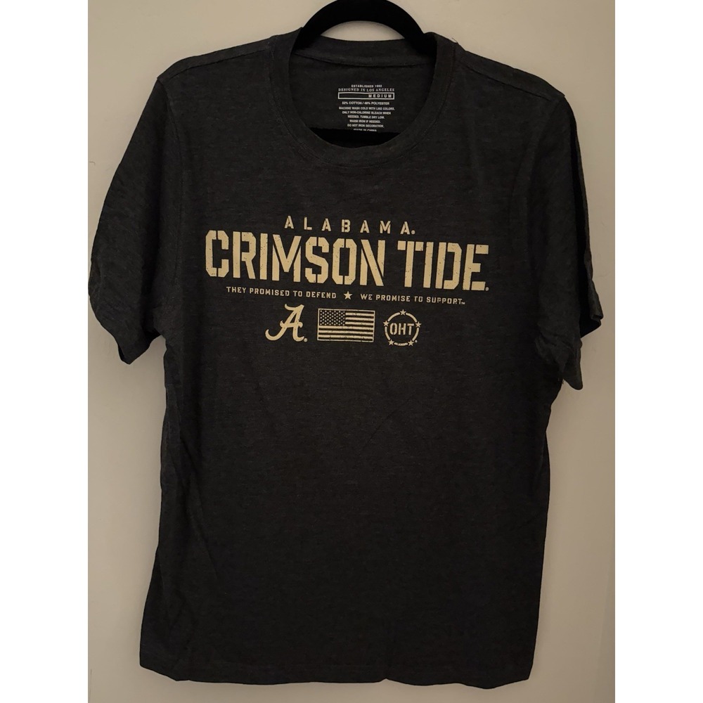 Alabama Crimson Tide Men's Colosseum OHT Military Appreciation T-shirt -M- NWT